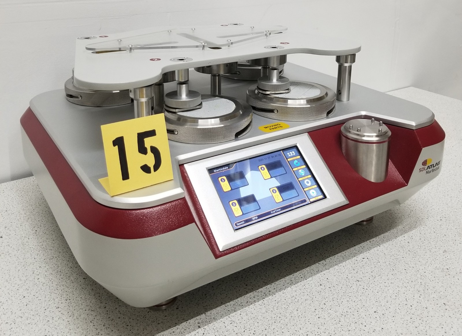 SDL Atlas Martindale M235 Abrasion and Pilling Tester Tag #15