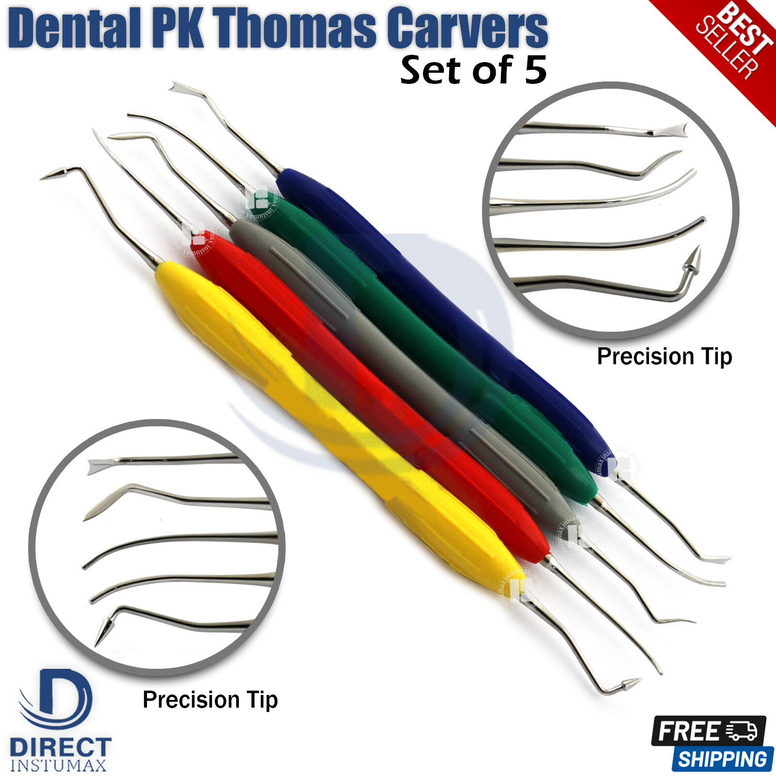 LM ARTE 10PCS Dental Composite Filling Instruments Restoration Placement Tools
