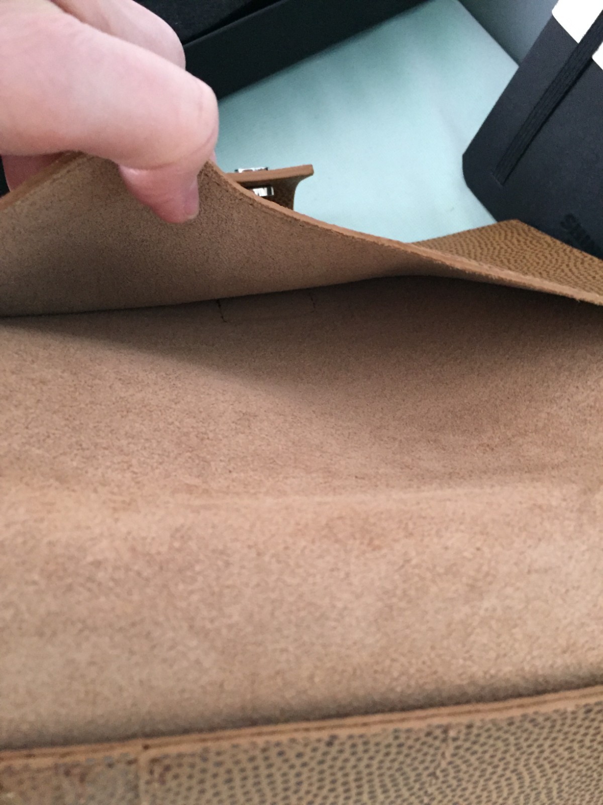 Magna Shinola Detroit Lined Blank Pages Leather Journal Portofilio + Gift Box