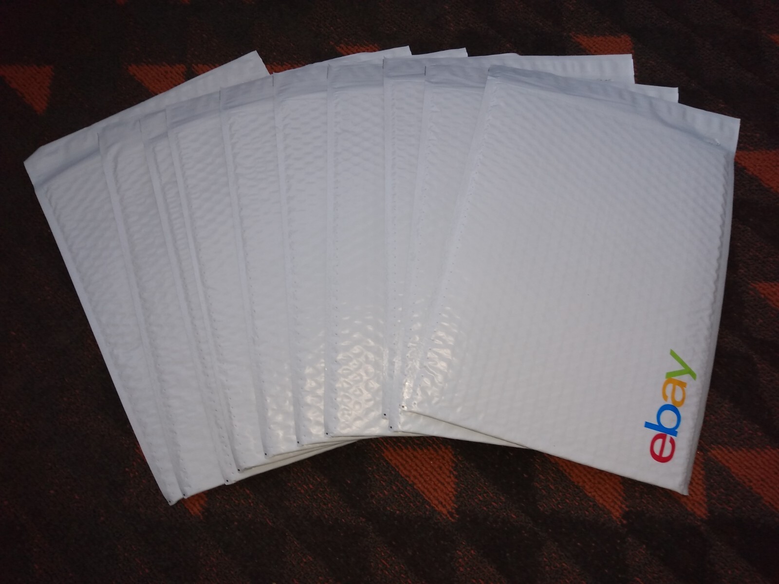 10 eBay Branded Shipping Supplies Padded Air Jacket Bubble Envelope 9.5″x13.25″