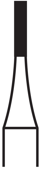 SUPÉR FG Surgical Carbide FGOS557, 25mm Length, Made in Canada, 20 burs