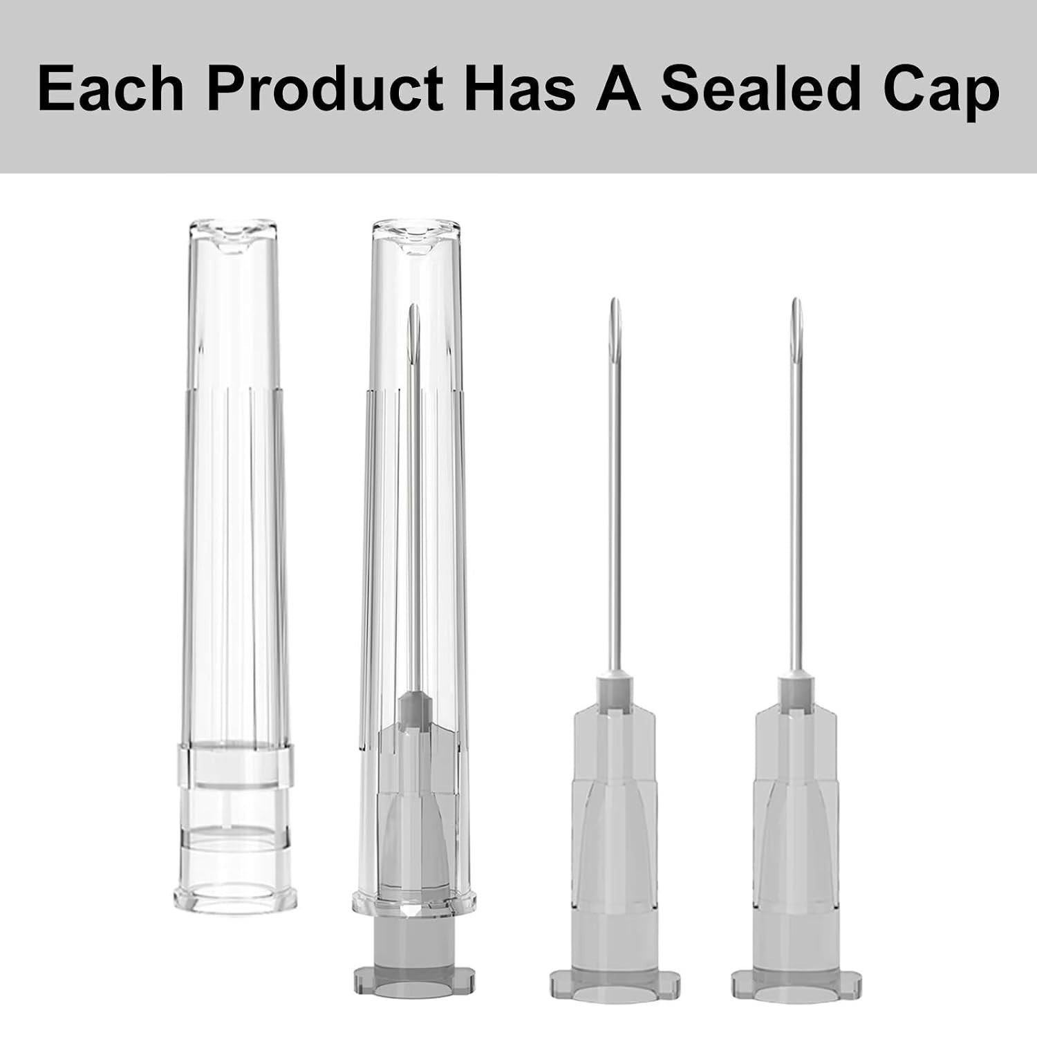 27 Gauge 1″ Hypodermic Needles – 100 Pack