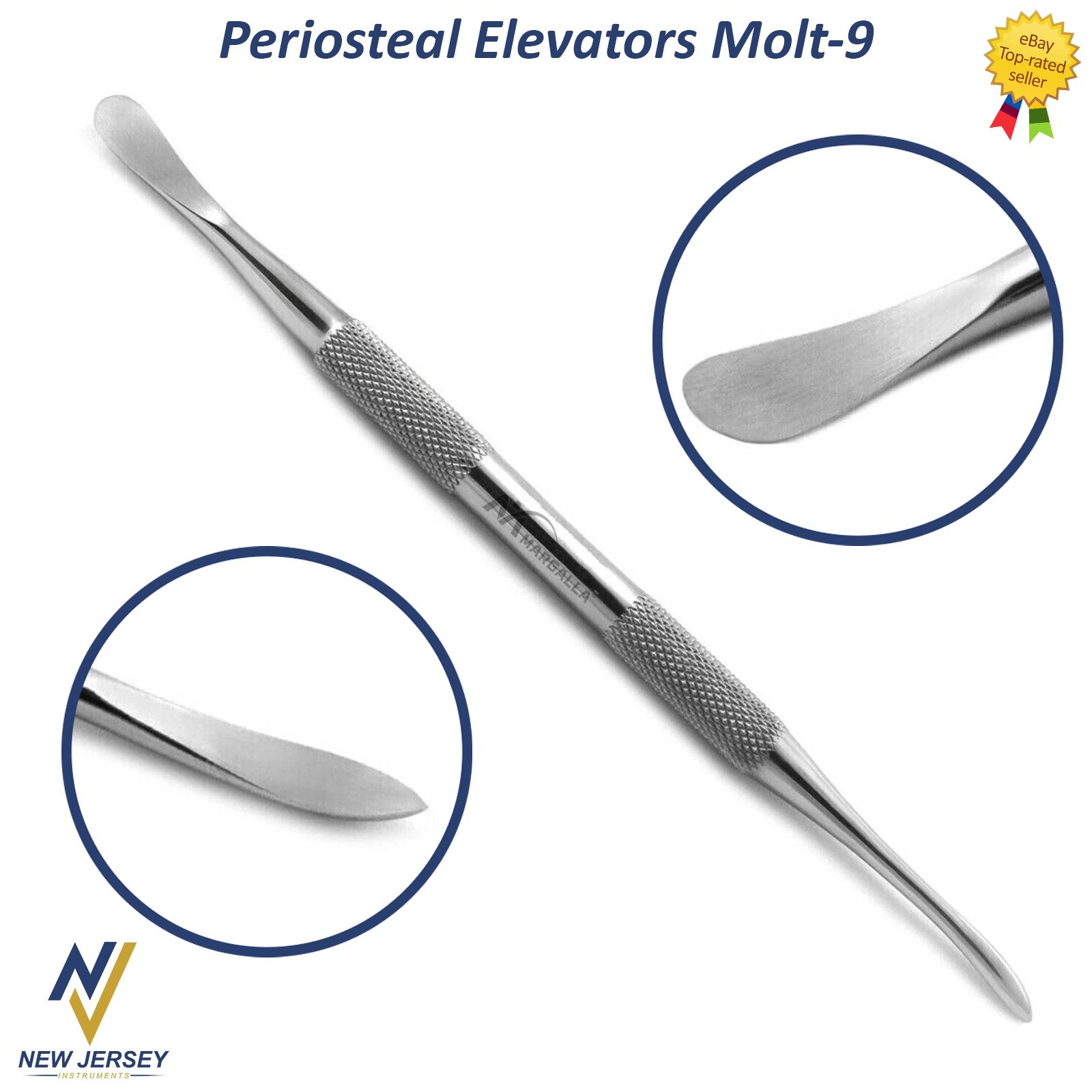 Periosteal Elevator Molt # 9 Dental Surgical Implant Stainless Steel Instruments