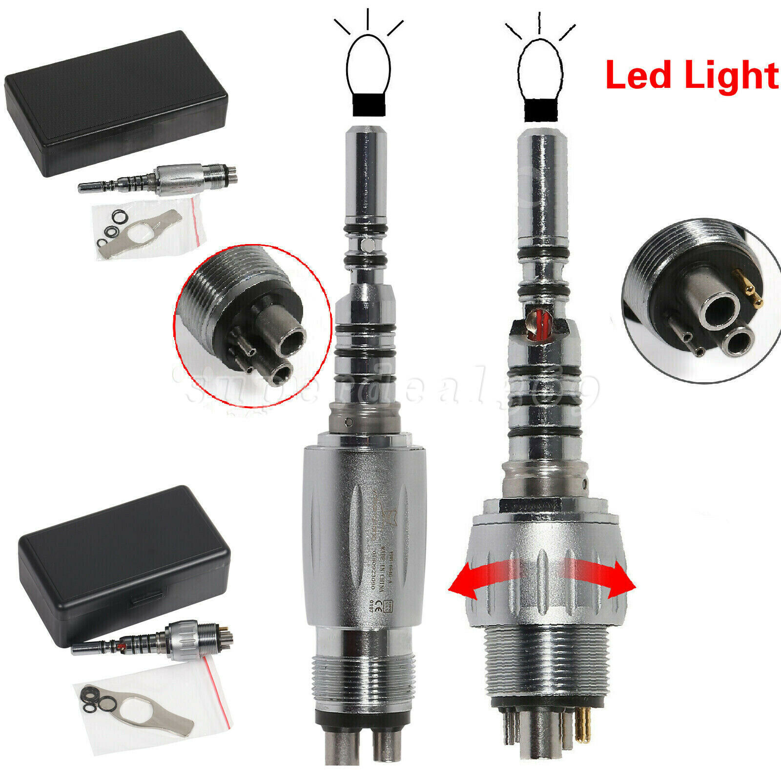 Dental Kavo Multiflex Lux 4/6Hole LED Quick Couper for Fiber Optic Handpiece Dr