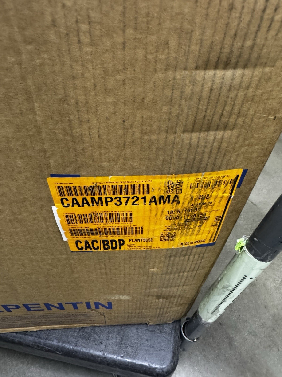 3 Ton Multipoise Cased Evaporator A Coil 21″ Wide (R-454B) Item: CAAMP3721AMA