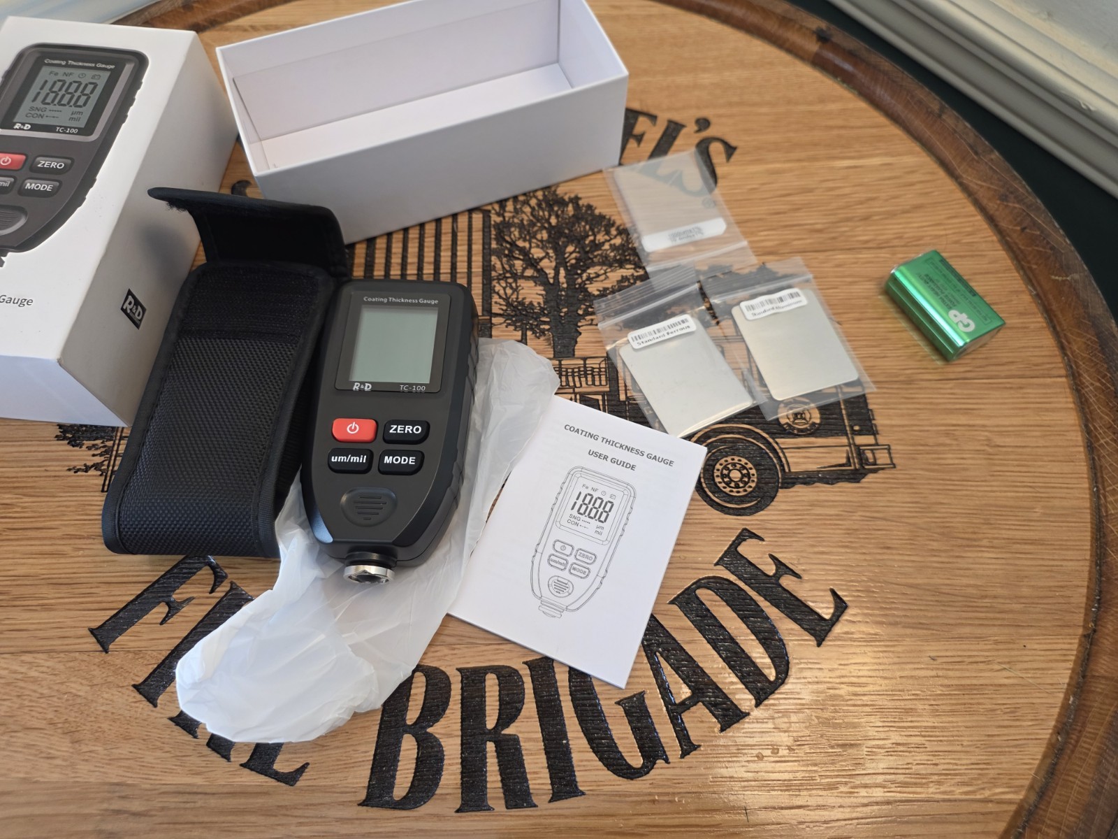 Car Coating Thickness Meter for Used Cars – Paint Mil Gauge Black