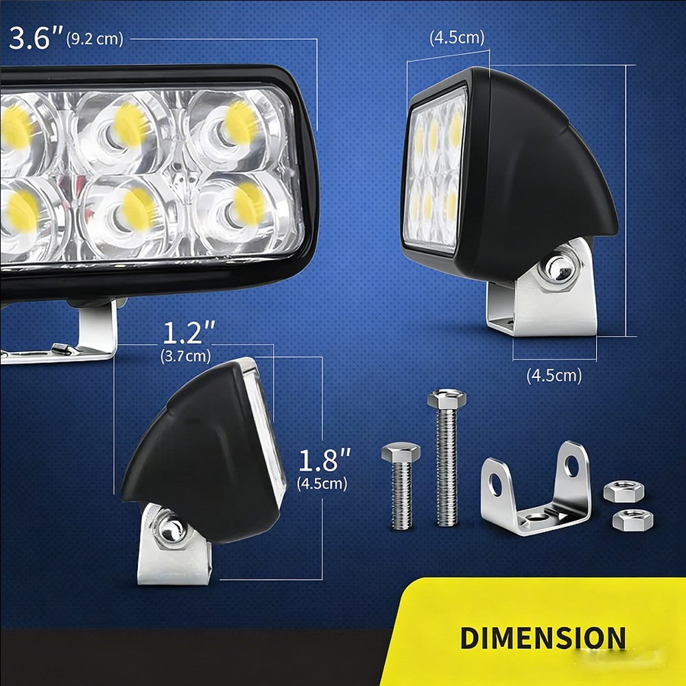 4x 45W LED Work Lights Headlights Fit Kubota Skid Steer SVL75 SVL95 V0511-53510