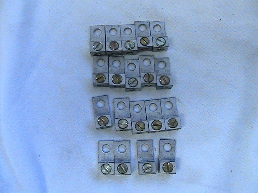 19 NEW ILSCO ALUMINUM MECHANICAL LUGS 6-14 AL 1/4″ BOLT SIZE