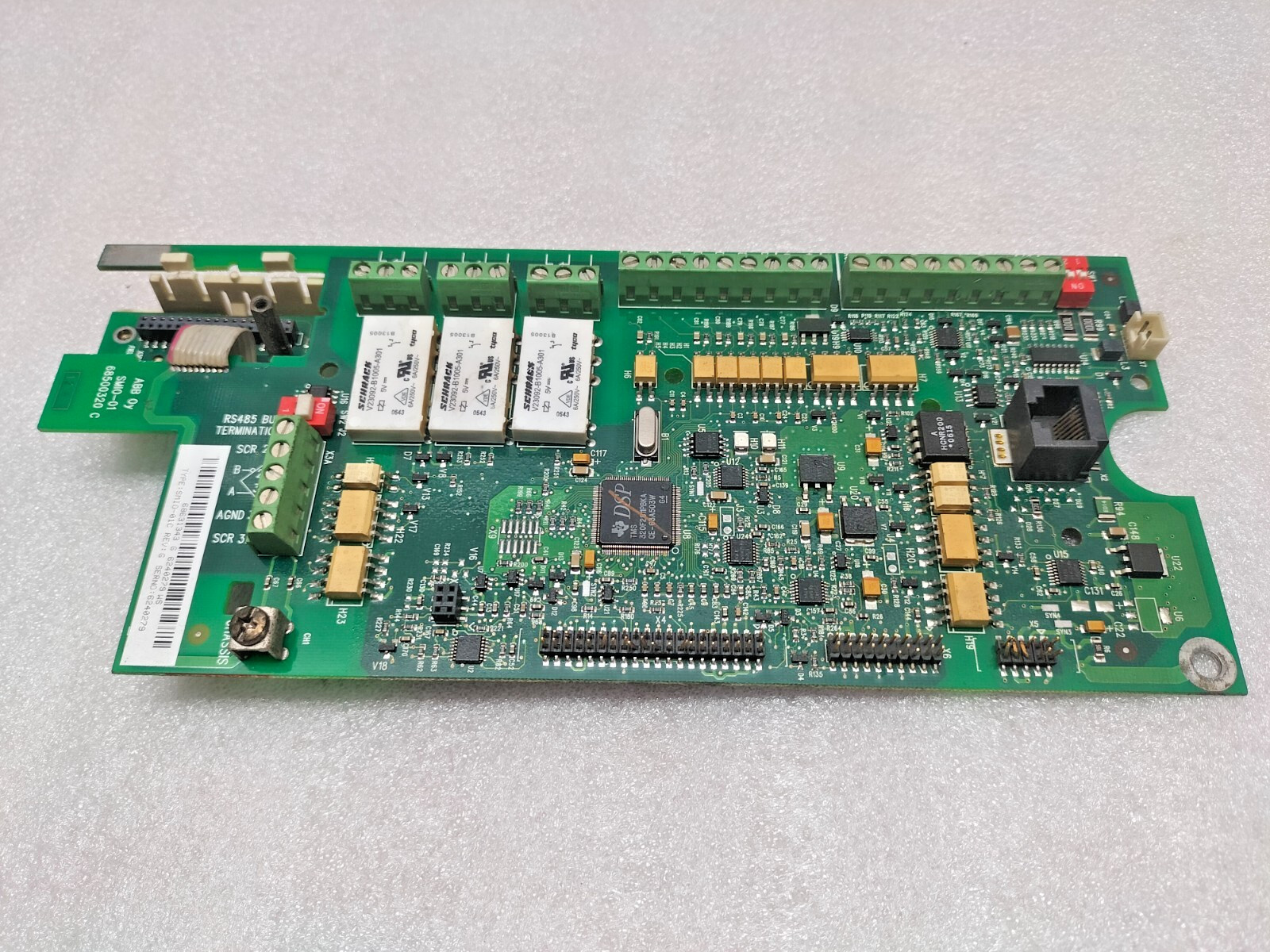 ABB SMIO-01C REV:G CONTROL BOARD 68500320C