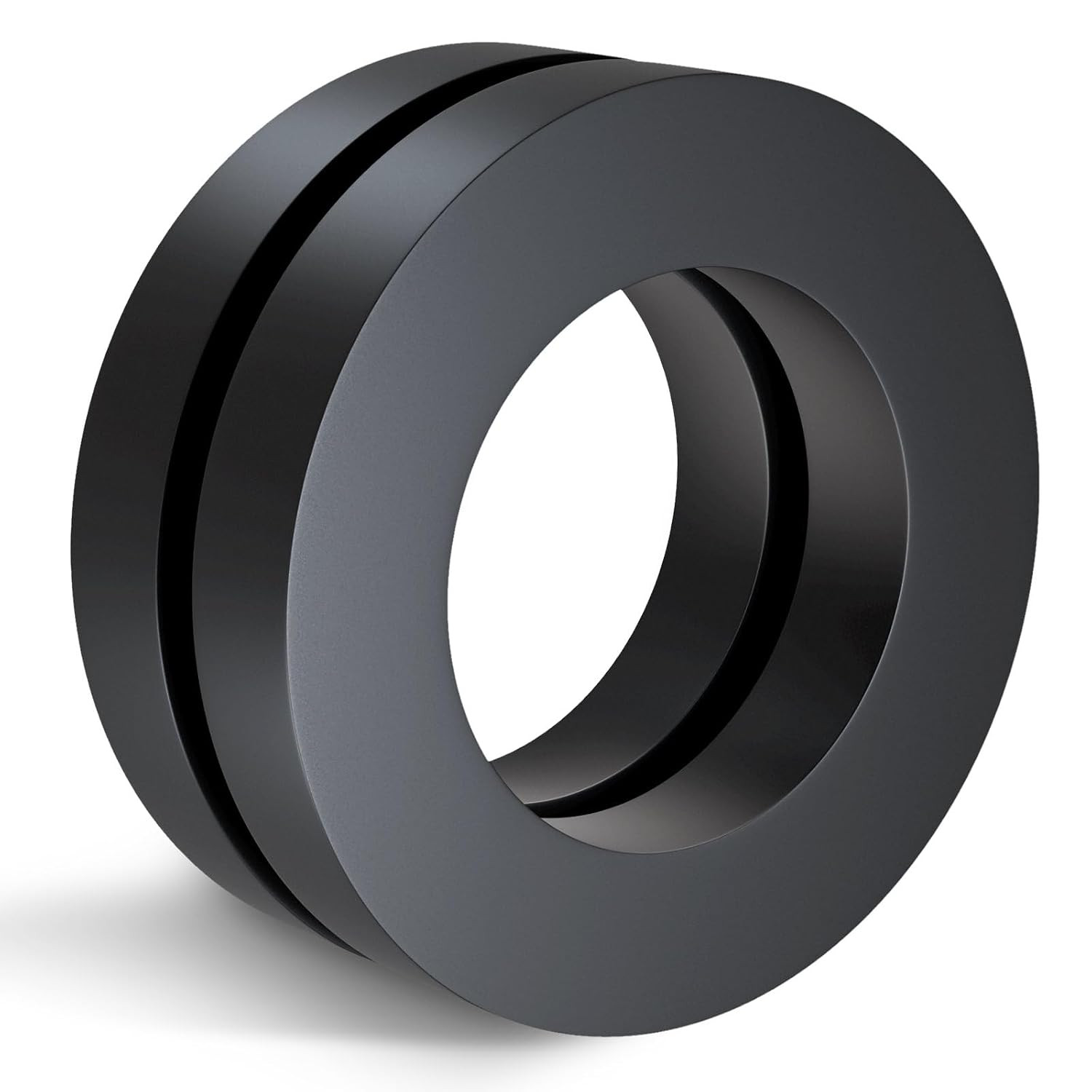 Ferrite Big Ring Magnet round Ceramic Magnets with Hole OD2.36 X ID1.26 X