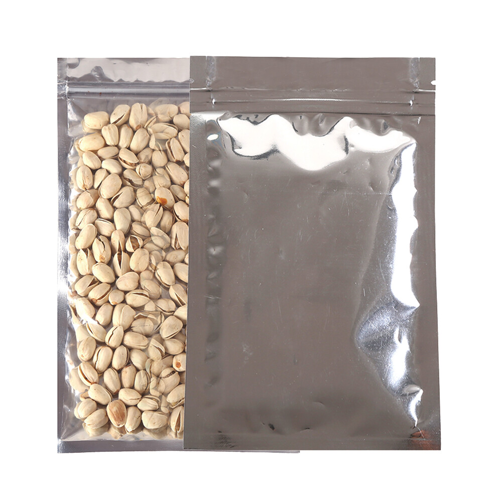 Flat Clear Silver Mylar QuickQlick™ Bag Pouch Variety Quantities Sizes