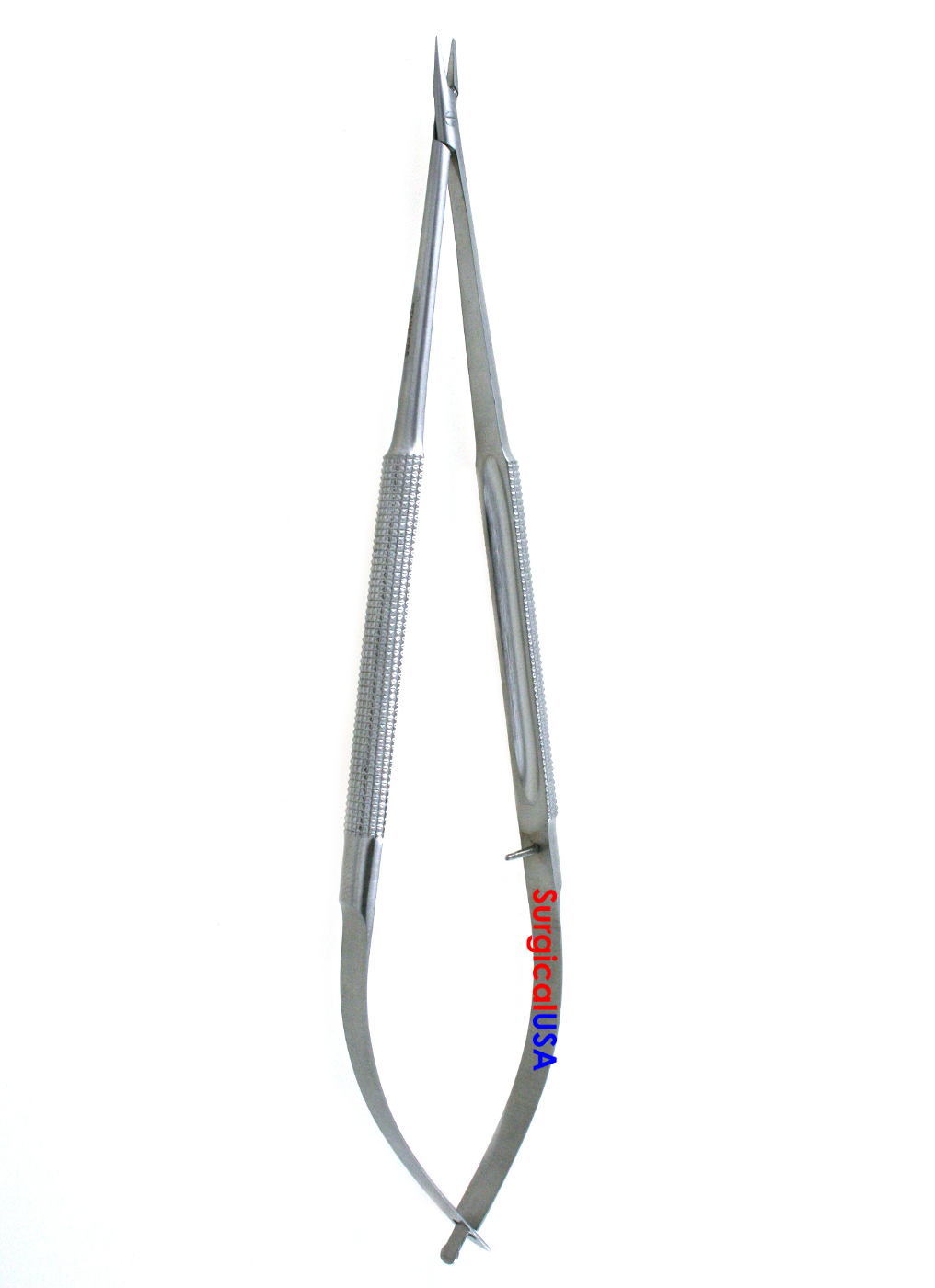 Micro Needle Holders 7″ Straight Delicate Jaws 0.6mm Tips Round Handles