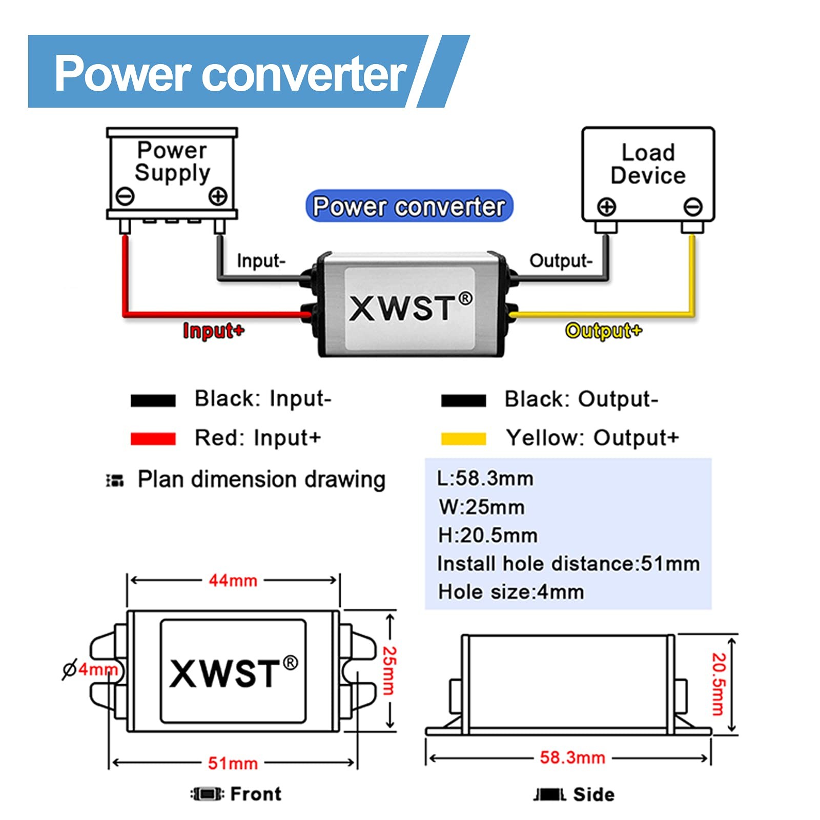 DC to DC 24V to 12V Step Down Voltage 12Volts Regulator Buck Converter Output…
