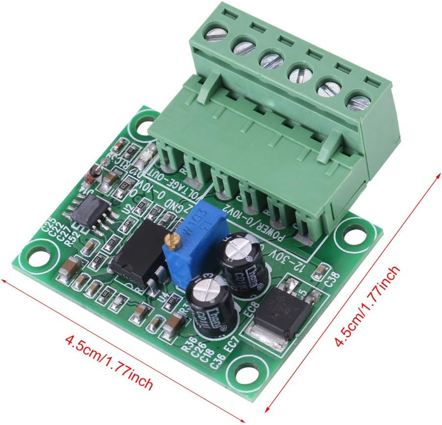0-10Khz to 0-10V Frequency to Voltage Converter Module F/V Digital to Analog