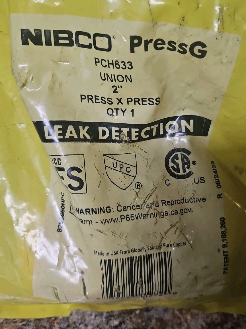 Nibco 2″ Wrot Copper Press X Press Union PCH633