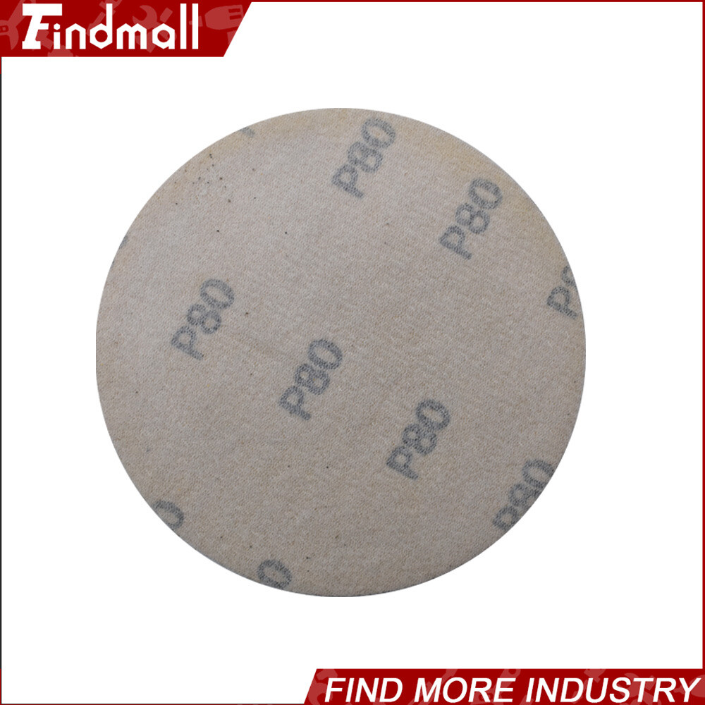 Findmall 100 Pack 5″ 120 Grit Hook Loop Pads Sanding Disc NO-Hole Sand Paper