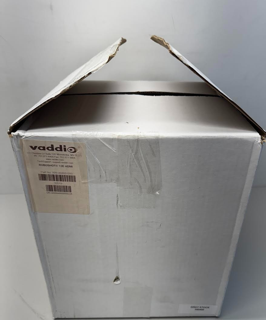Vaddio RoboSHOT 12E 1080p PTZ Network Camera (Black) (999-99400-000) NOB