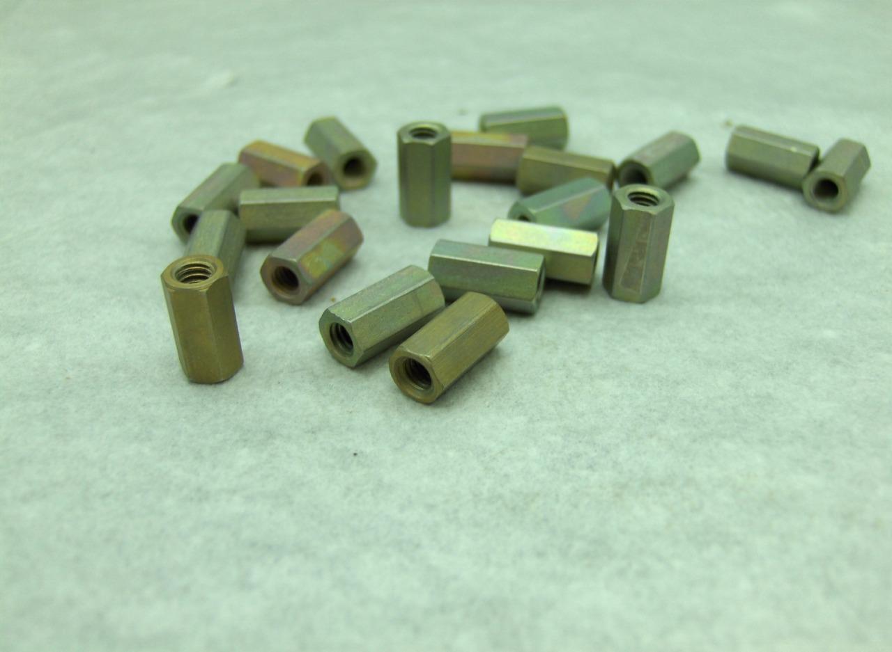 20 Pieces Aluminum Standoff Spacer 1/2″ Long 1/4″ Hex 8/32 Continuous Thread
