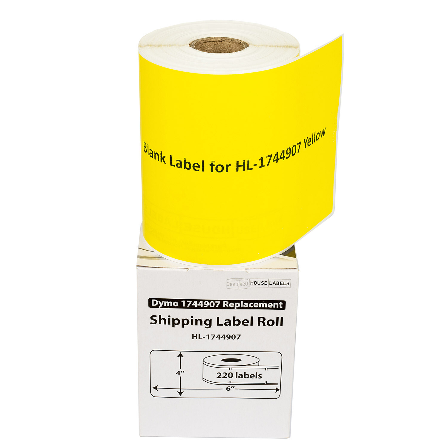 DYMO LW 1744907 SIX COLORS 4″ x 6″ Direct Thermal Labels (18) Rolls/220