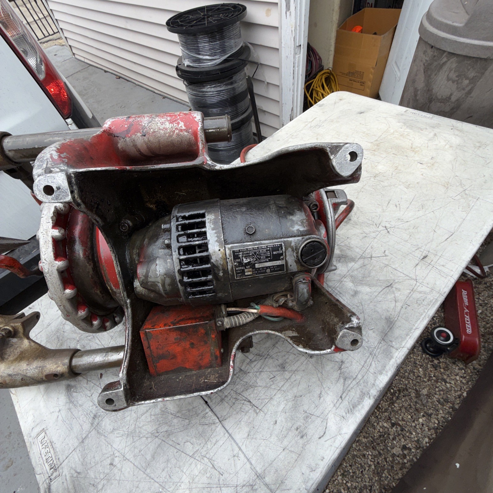 Ridgid 300 Pipe Threader Threading Machine.Working Great.Free Local Pickup 60641