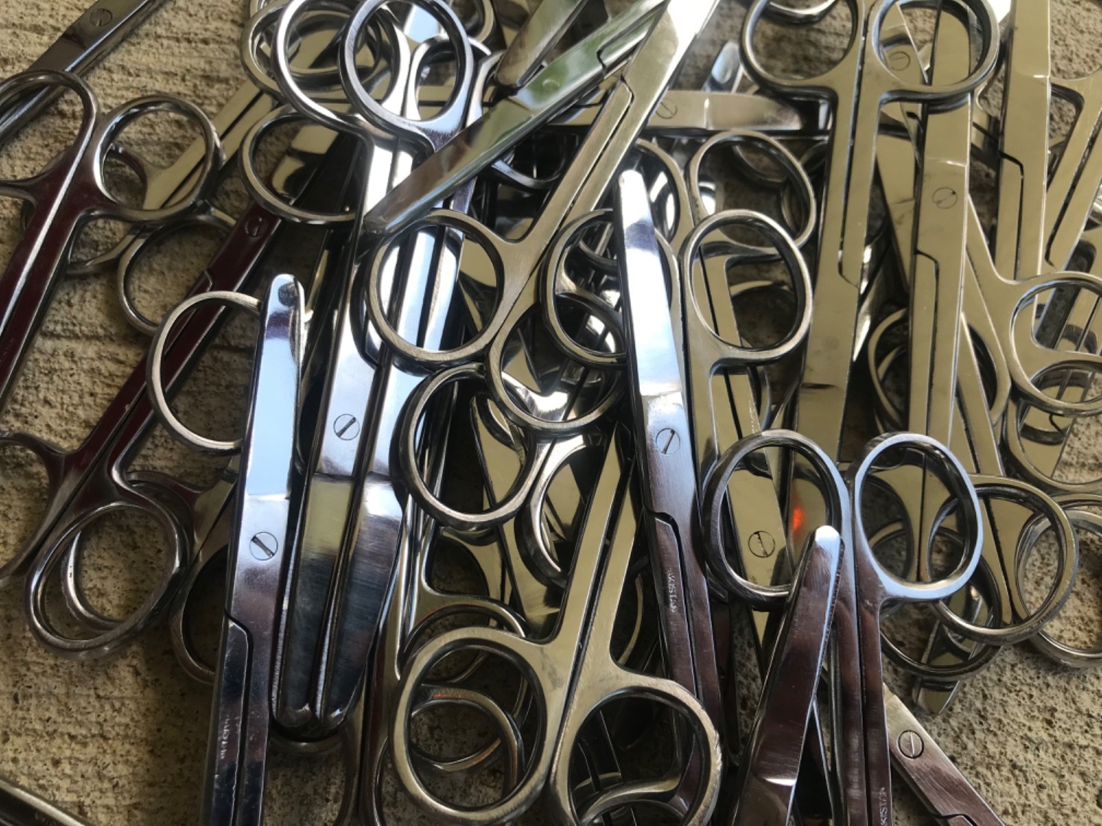 Operating Medical 4.5 inch blunt Scissors, Lot of 50
