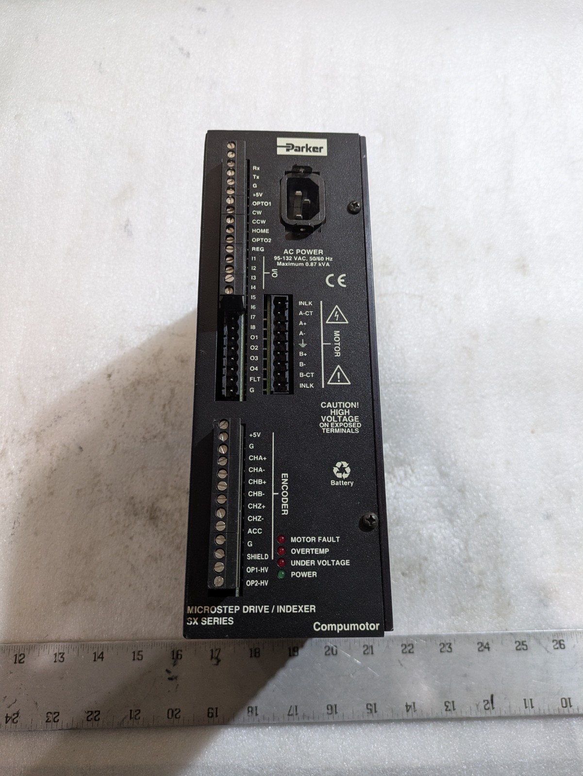 PARKER SX3-DRIVE Compumotor 95‑132VAC Microstep Drive Stepper Motor