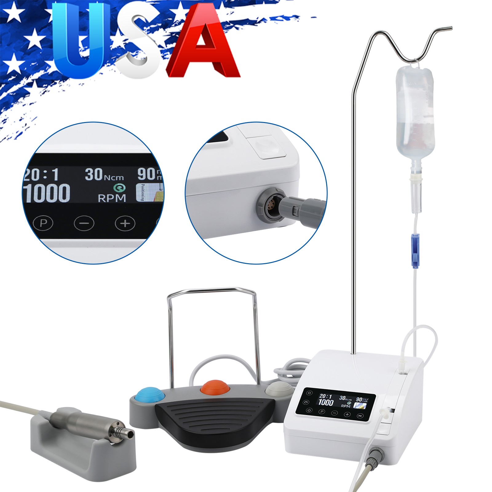 Dental Ultrasonic Scaler Handpiece Piezo HW-3H For Woodpecker/EMS