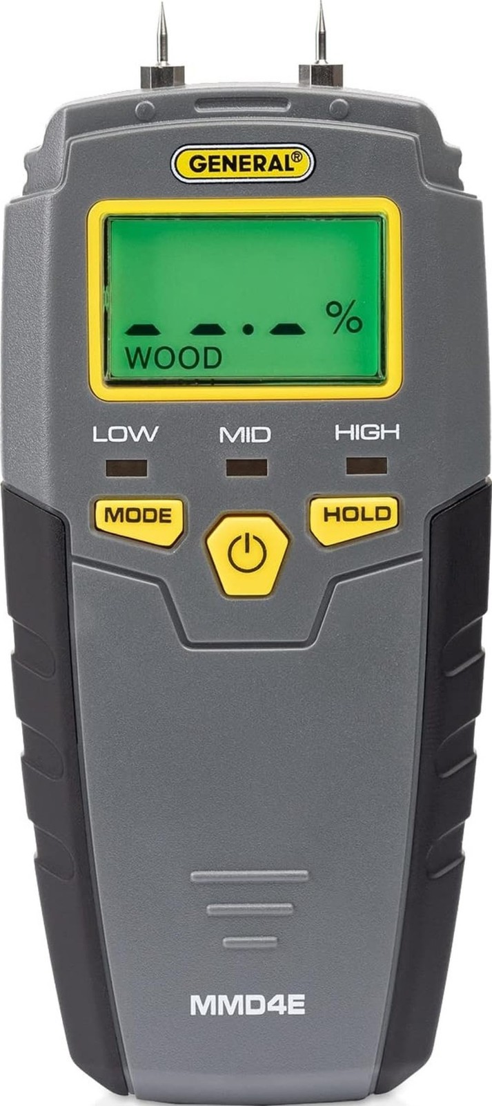 Digital Moisture Meter & Water Leak Detector – Pin Type, Backlit LCD, Alerts
