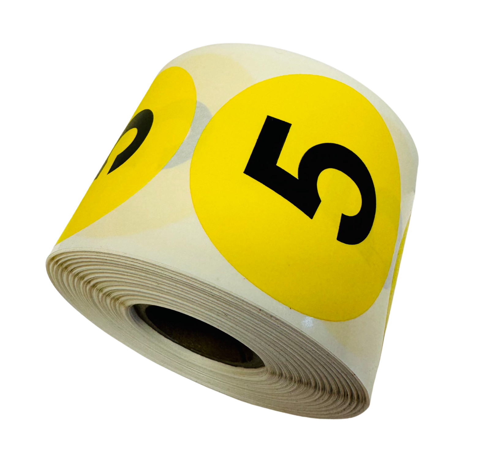 Inventory Control Numbered Labels – Number 5 (Five) 2″ Peel & Stick 500 Stickers