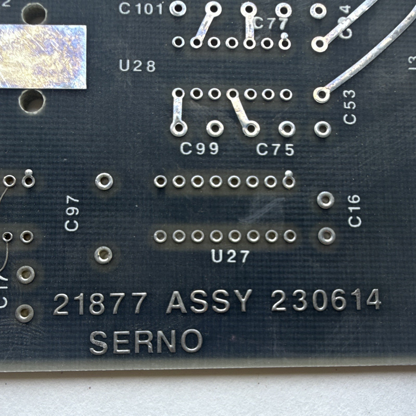 Double-Sided Through-Hole PCB 12″ x 5″ 2-Row 120 Tie-Points MPN 21877