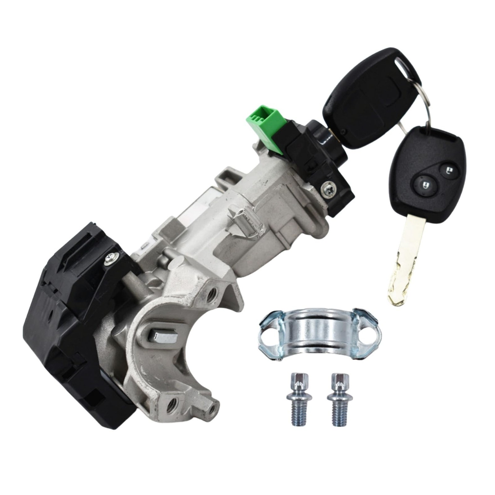 waltyotur Ignition Switch Cylinder Lock Auto Trans 2 Key Replacement for Hond…