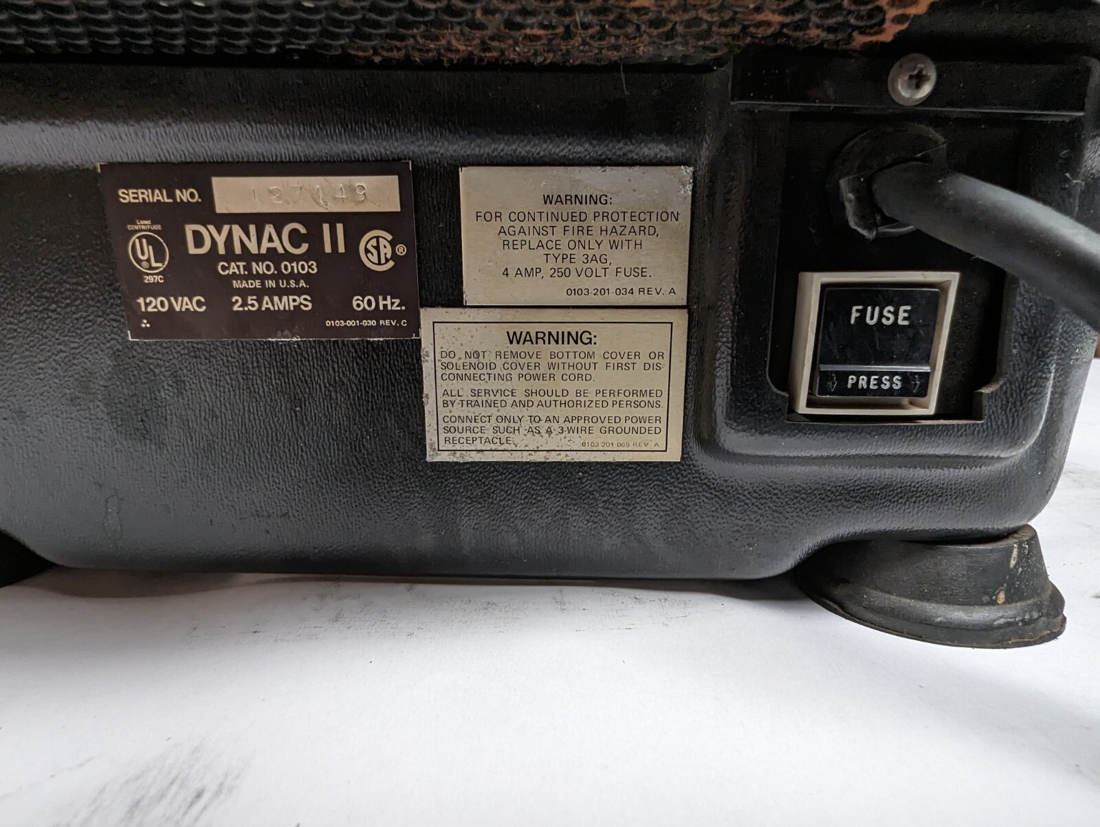 Becton Dickinson Clay Adams Dynac II Centrifuge W/ Rotors 120v – TESTED WORKING