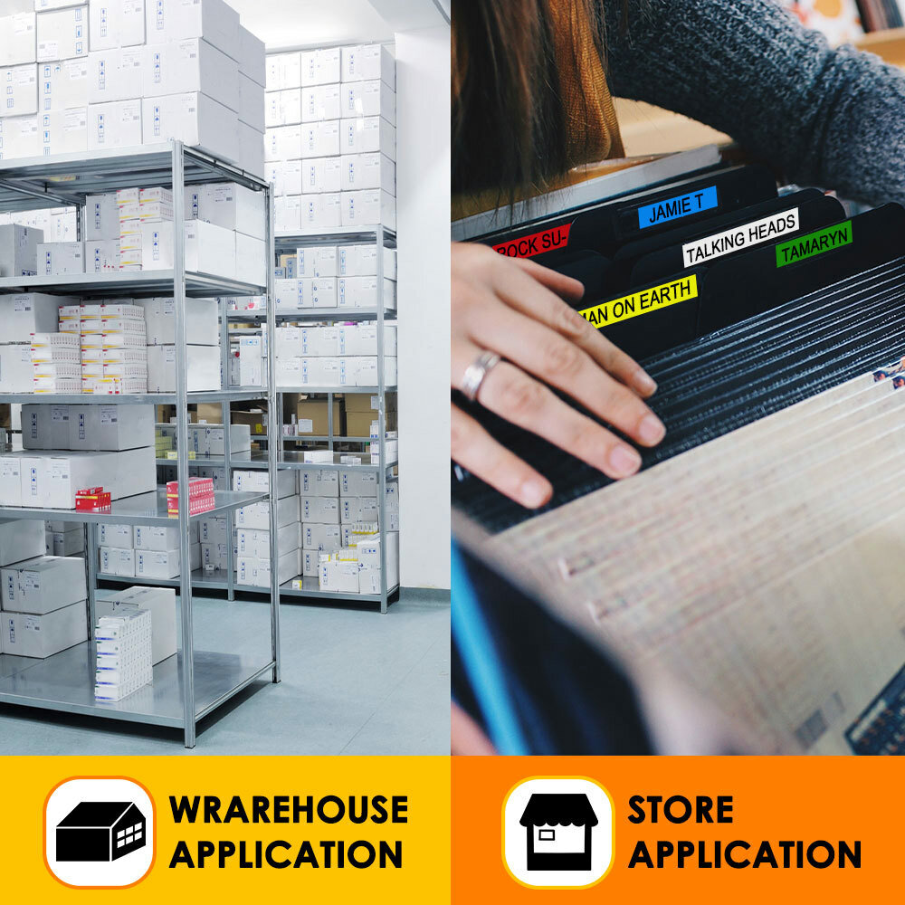 Label Tape Compatible with Brother TZ/TZe-M941 P-Touch 18mm×8m / 0.7″×26.2ft