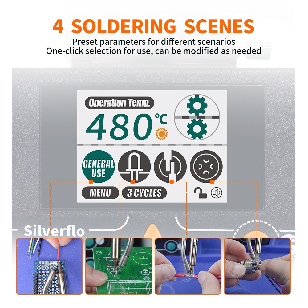 928DT-II Precision soldering station Auto Tin Feeder Dual Modes of Soldering
