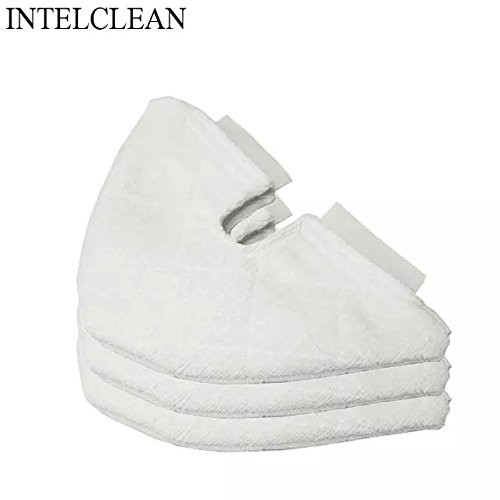 Ecomaid 3 Replacement Triangle Pads Compatible Shark Euro Pro Pocket Steam Mop