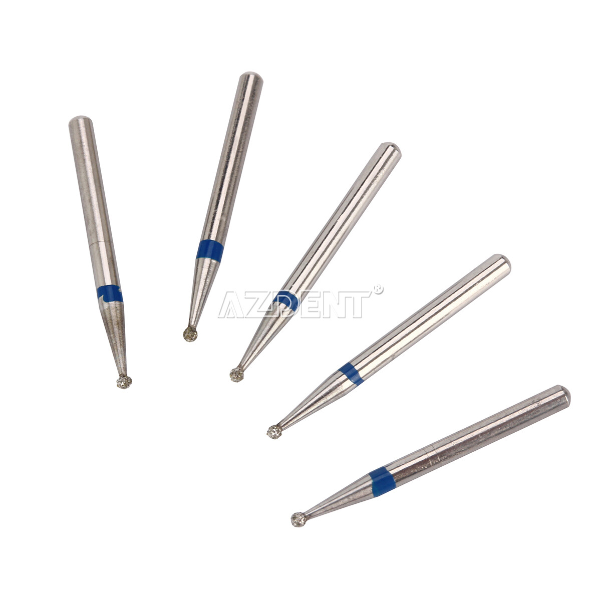 100 Types AZDENT Dental FG Diamond Burs for High Speed Handpiece 5pcs/box