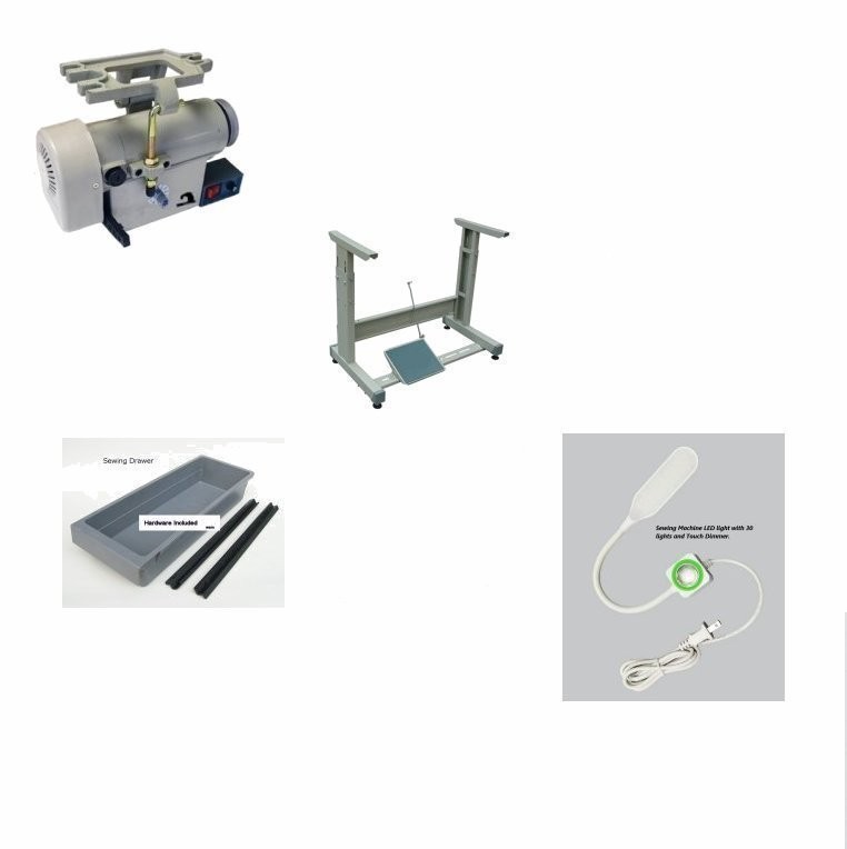CONSEW 7360RB-2 Sewing Machine + Table + Servo Motor “FREE SHIPPING”
