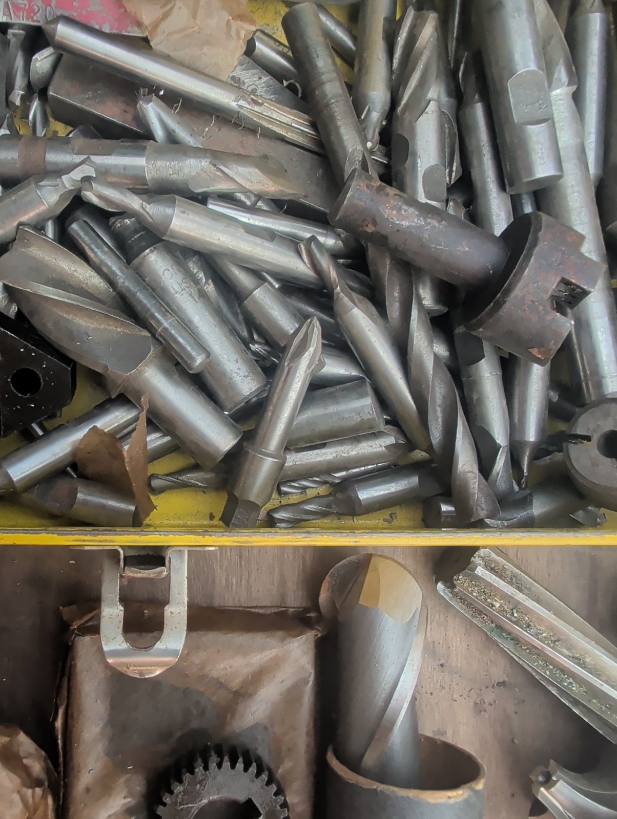 Mulling Machine End Mill Lot with New Bits Included Made In USA