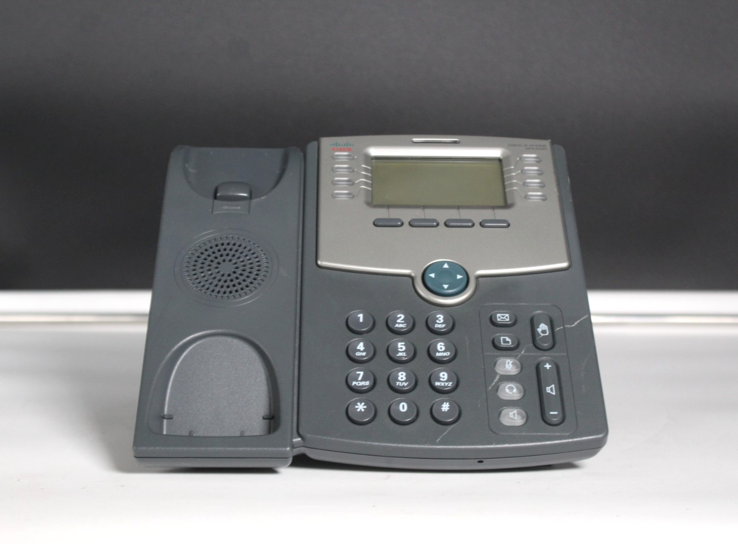 Lot of 5 Cisco SPA508G IP Office Phones w/ Handsets & Stands