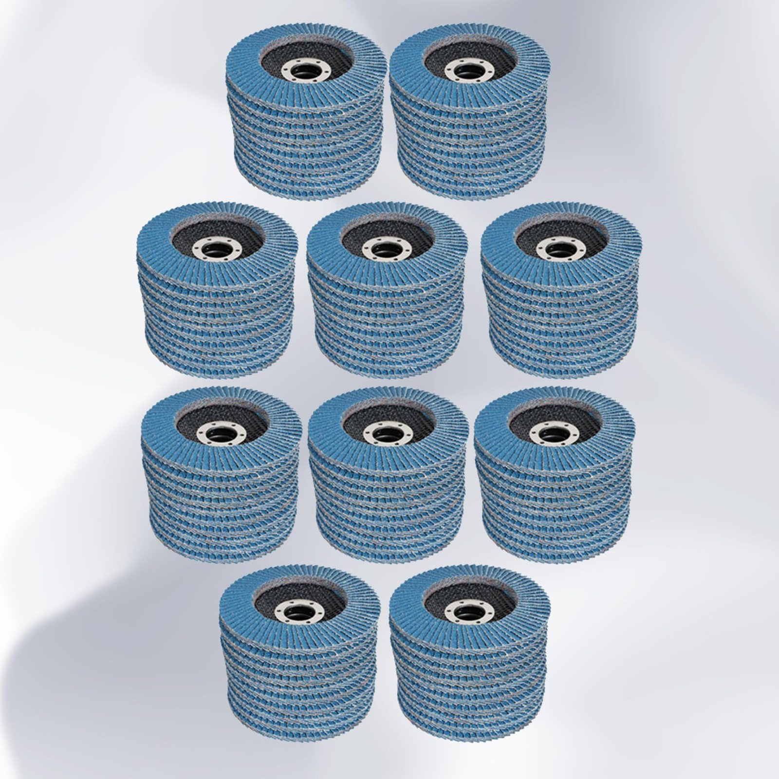 waltyotur 100-Pack Flap Discs Grinding Wheel 40 Grit, 4-1/2 x 7/8 40 Grit