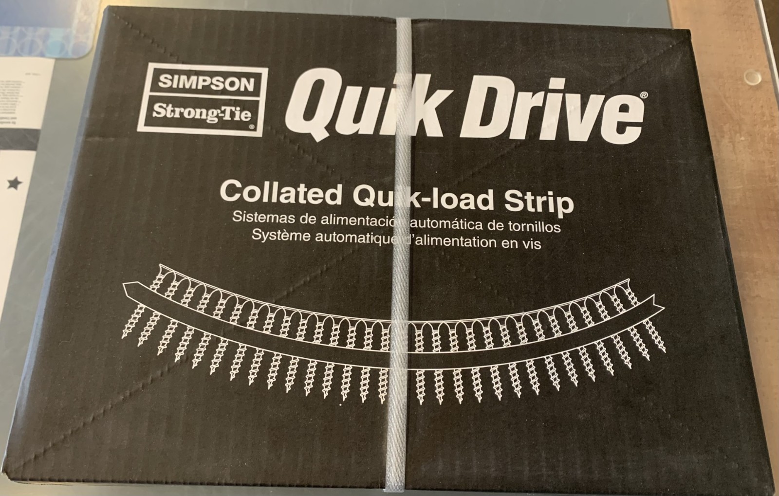 Simpson DCU234STN Deck-Drive DCU Composite Screw (Collated) #10×2 3/4″ 1000CT