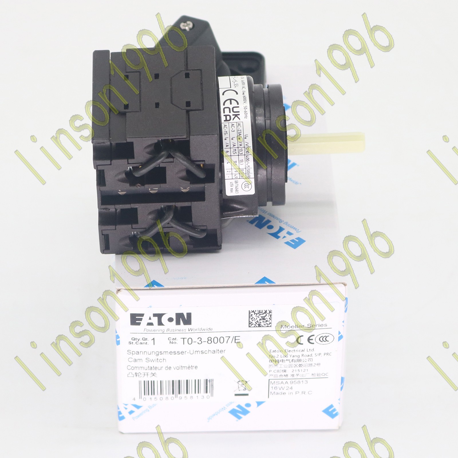 one NEW EATON MOELLER T0-3-8007/E Select switch Free shipping