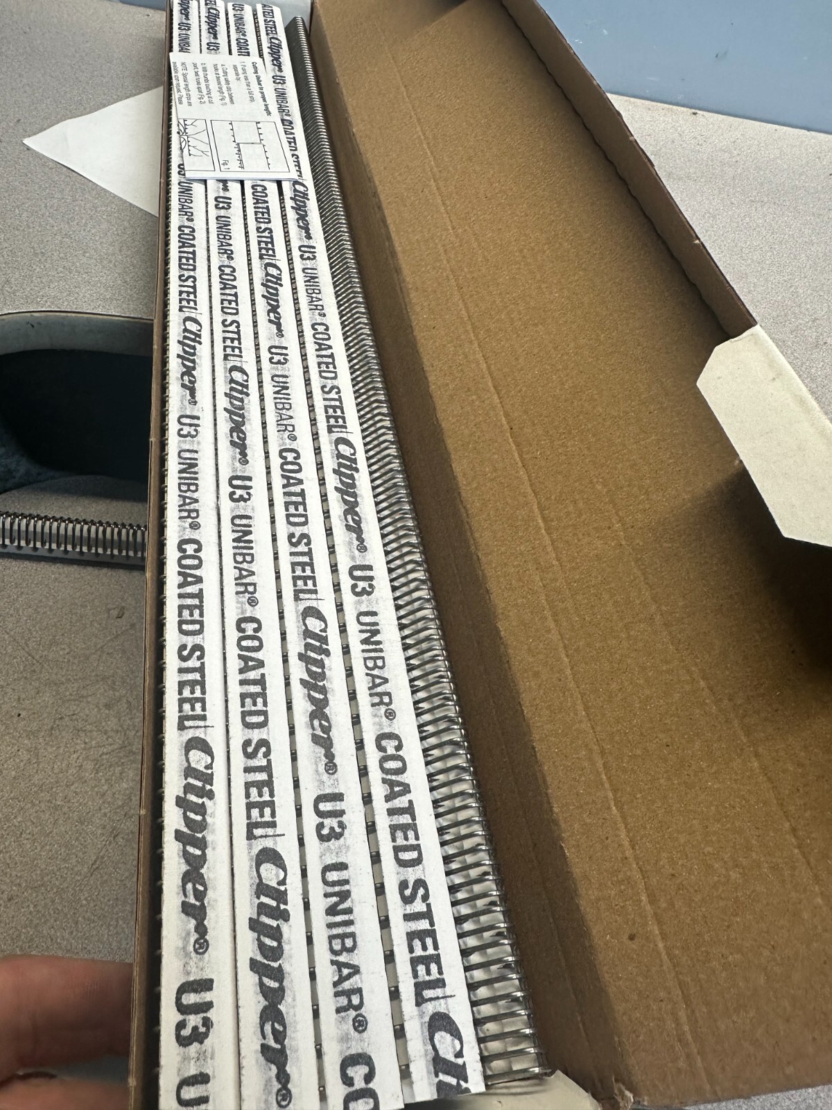 CLIPPER U3C24 BELT FASTENERS 18454 COATED STEEL 24″ (BOX OF 10) NEW FREE SHIP