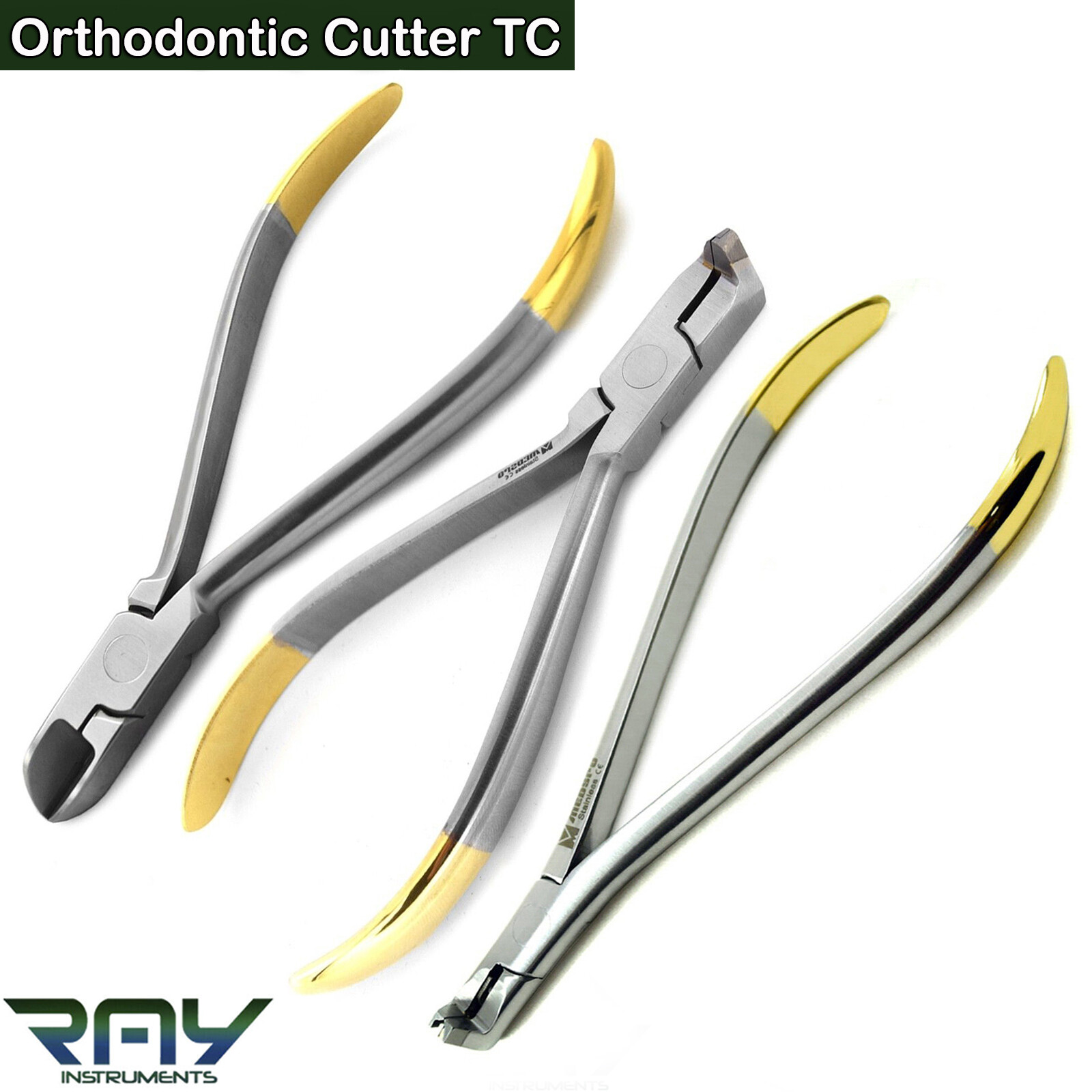 Orthodontic TC Distal End & Hardwire Cutters Dental Ligature Wire Flush Cutter
