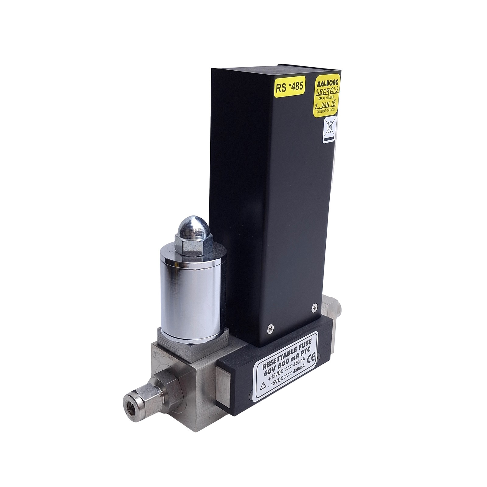Aalborg DFC36S-VAN5-C5 Mass Flow Meter, 0-30 L/min Argon, RS485, 0-5VDC Output