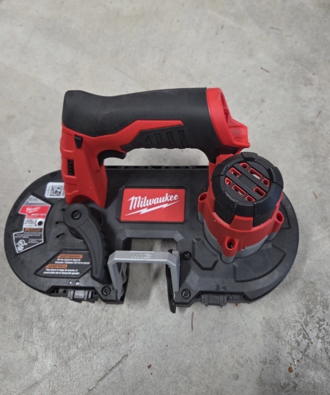 Milwaukee M12 12V Cordless Compact Portable Band Saw tool only 2429-20