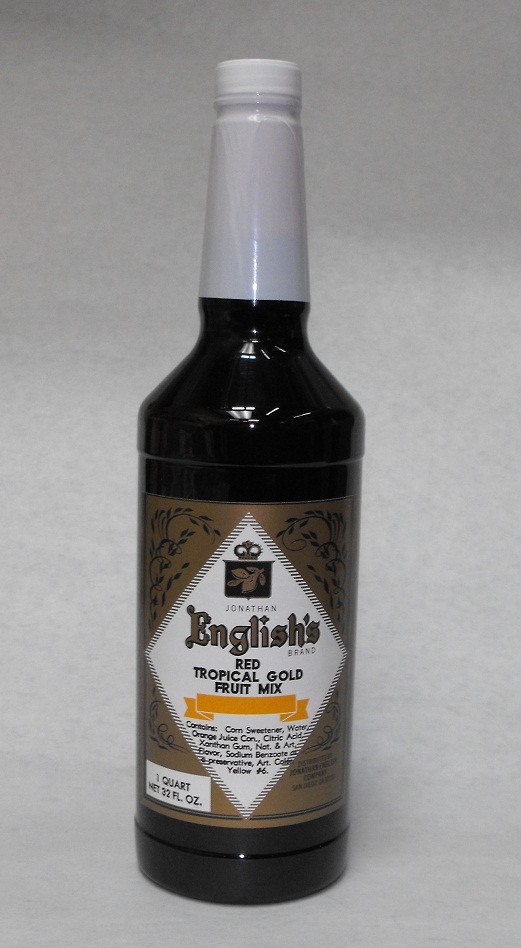 Jonathan English FASSIONOLA RED Original Tropical Tiki Drink Mixer Syrup