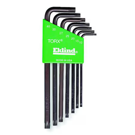 Eklind 10907 7 Piece Torx? L-Shape Torx? Key Set, 10907