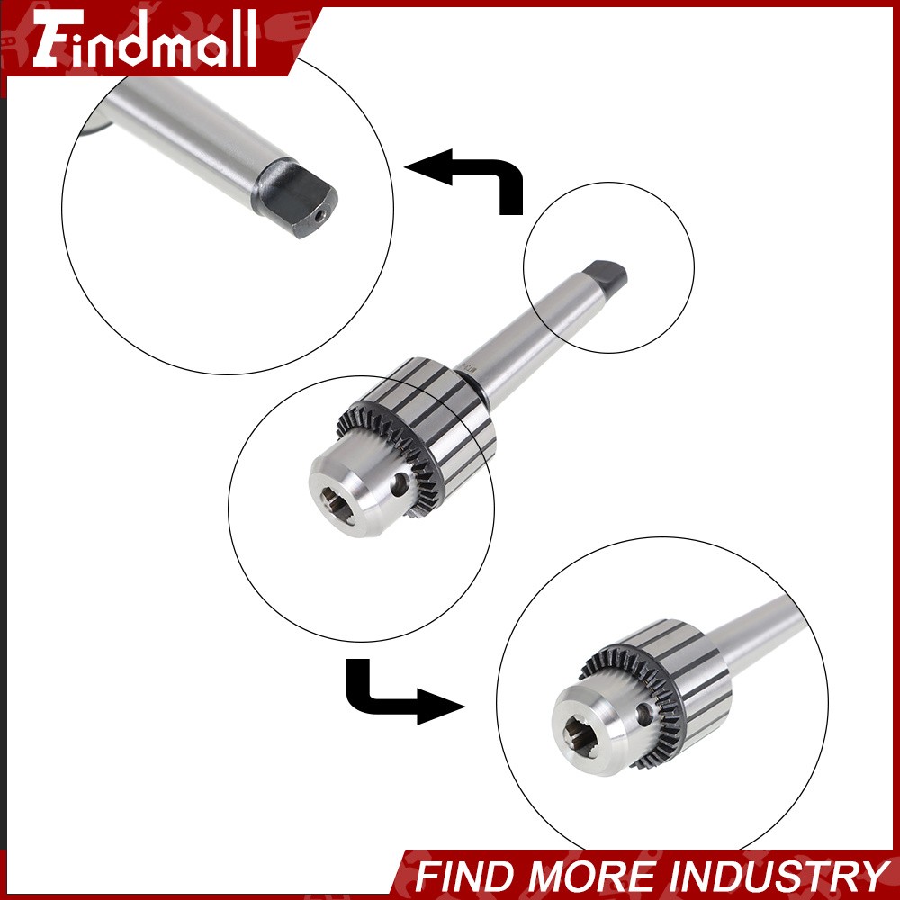 1/8″-5/8″Heavy Duty Drill Chuck 3MT Shank in Prime Quality MT3 Chuck Keyed