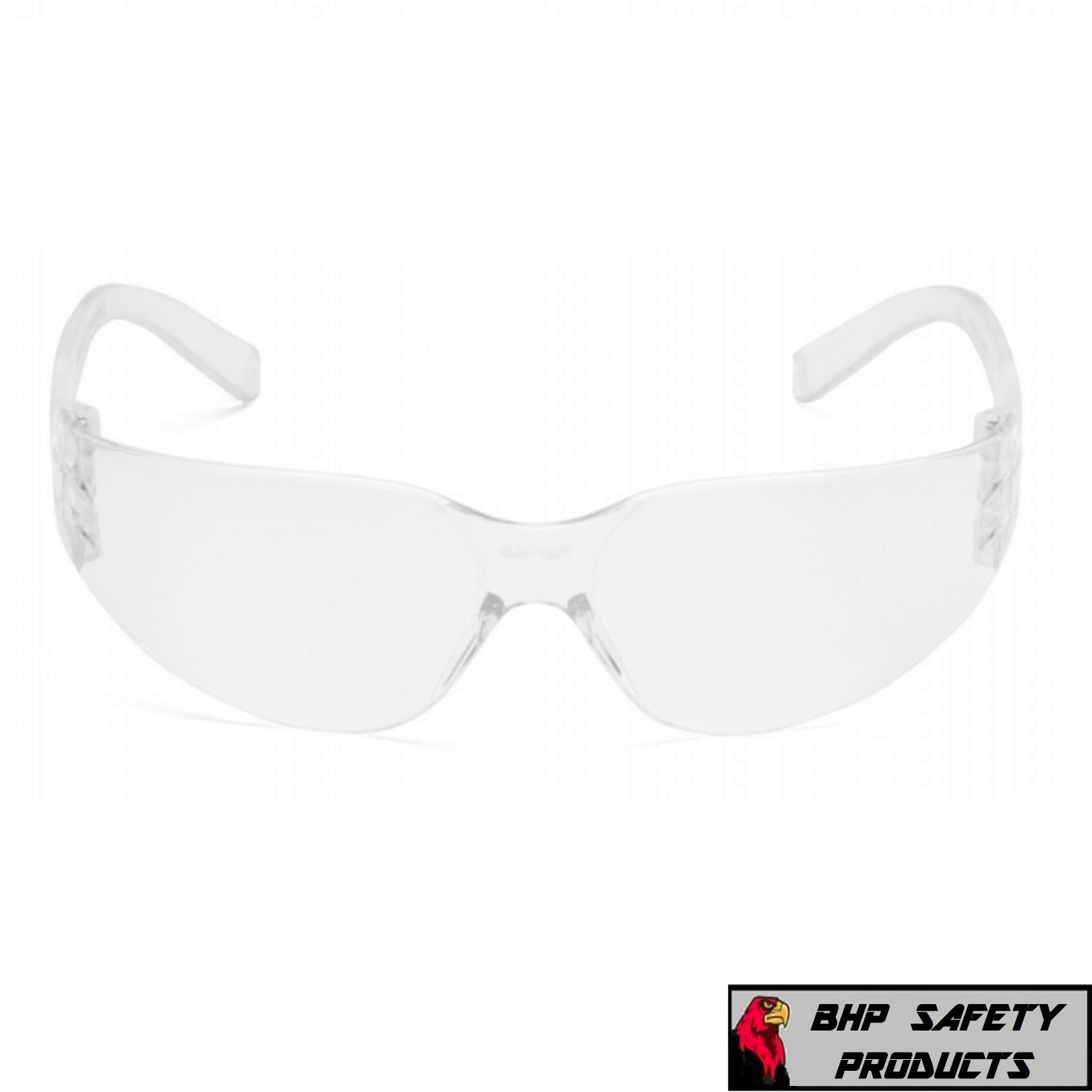 (3 PAIR) PYRAMEX INTRUDER SAFETY GLASSES CLEAR LENS WORK SPORT EYEWEAR S4110S